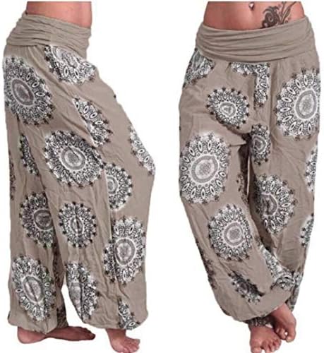 Muramba Clearance Pants Womens Plus Size Loose Print Harem Wide Trouser