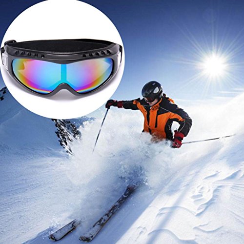 WensLTD Ski Goggles, Unisex Adult Winter Ski Snowboard Goggles With Anti-fog UV Dual Lens Design