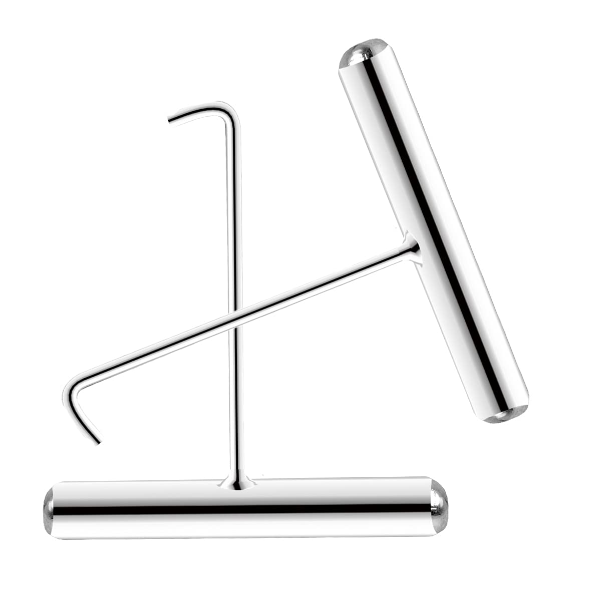 Ecjiuyi 2 Pack T-Hook Metal Trampoline Spring Pull Tools