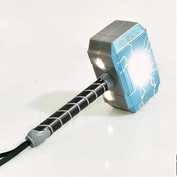 Caixa De Ferramentas Martelo Do Thor Comprar Martelo Thor Com Luz E Som Vingadores Ultimato Guerra Amazon Com Br