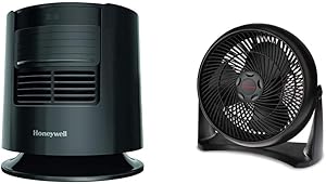 Honeywell Dreamweaver Sleep Fan, Black & HT-908 TurboForce Room Air Circulator Fan, Medium, Black