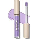 SHEGLAM Like Magic Color Correcting Concealer Corrector Liquid Concealer Long Lasting Brightening Full Coverage Weightless All-Day Hydrate Concealer-Purple