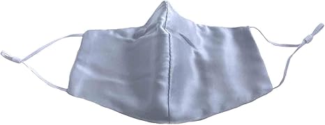 Amazon シルク マスク 外出用 秋冬 布マスク 洗える 絹 シルクマスク 美肌マスク おやすみマスク ナイトマスク 蒸れない 耳紐調整 繰り返し使える 3d立体裁断 花粉対策 大人用マスク おしゃれ かわいい フィット Softfitmask 秋 春 冬 夏 1枚 グレー Aimoha アイモハ