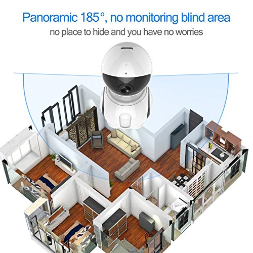 HD IP Camera - Wireless IP Camera with Two-way Audio, Night Vision Camera, 2.4GHz 1080P Camera for Pet Baby Monitor, Home Security Camera Motion Detection Indoor Camera with Micro SD Card Slot - Thumbnail 4