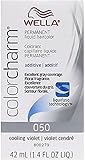 Wella Color Charm Liquid Permanent Hair Color, 50 Cooling Violet 1.4 oz (Pack of 4)