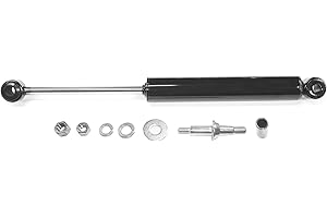 Gabriel 14040 Front Steering Dampers Reduce Vibration & Improves Handling for 84-01 Jeep Cherokee; 86-92 Jeep Comanche; 06-18 Jeep Wrangler OEM# RS7401, 6805 3860AA, SC2928, 721063, 88946552 (1 Pack)