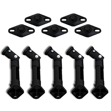 Seismic Audio Ceiling Wall Home Speaker Brackets Mounts Black