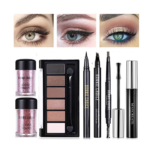 BONNIE CHOICE 7 PCS Eye Makeup Kits for Women, Eye Makeup Set for