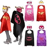 Supreal Kid Cape & Mask Costume Set Cool Children & Toddler Dress Up Party
