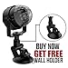 Sound Activated Disco Ball Lights [Free Wall Holder] 3 Modes - Portable Multi Color LED Party Lights - Christmas LED Lights Indoor/Outdoor - Karaoke Strobe Lights for DJs Kids Club and Home Parties