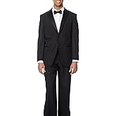 Bolzano Men's Classic Fit Two-Piece Notch Lapel Tuxedo Suit Set