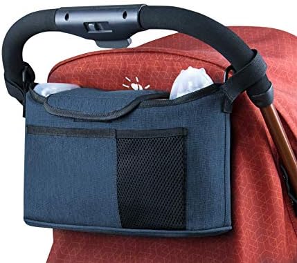 ベビーカー用バッグ ベビーカー ドリンクホルダー マザーズバッグ 2way ベビーカーグッズ オーガナイザー おもちゃ ベビーカー収納バッグ 大容量 小物入れ ポーチ 取り付け簡単 出産祝い プレゼント
