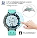Garmin Forerunner 235 225 630 620 220 230 Screen Protector Glass, Poyiccot Real 0.3mm Premium 2.5D Watch Tempered Glass Screen Protector Glass Film for Garmin Forerunner 235 225 630 620 220 230