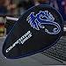 Custom Gambler Professional Table Tennis Paddle with ThermoPoly Carbon Blade and Wraith Rubber plus Blue Case