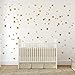 63 pcs Removable Vinyl Sparkling Star Wall Decals DIY Glitter Stars Wall Stickers Murals Star Sticker for Home Walls Kids Room Bedroom Living Room Bathroom Boys Girls Decor 2.5