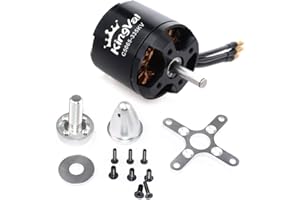KingVal Replacement 5065 335KV Brushless Motor with Mounting Screw Kit Compatible with RC Fixed-Wing Multicopter Helicopter Aircraft Airpalne