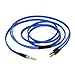 Blue OFC New Audio Replacement Cable for Sol Republic Master Tracks HD V8 V10 V12 X3 Headphone Earphone Headset