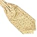 Weixinbuy Men Ascot Tie Cravat Satin Scarf Self Tie Wedding Necktie