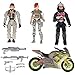 The Corps Elite Triple Threat 3 Pack The Collection with Motor Cycle