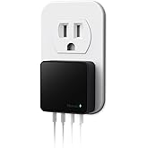 Nekmit USB C Charger, Fast Thin Flat 52W 4-Port Wall Charger with Two 20W Power Delivery and 2 USB Port for iPhone 14/14 Pro/14 Pro Max, Galaxy, Pixel, iPad Pro, AirPods Pro and More, Upgraded