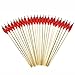Bluecell 5 pcs Metallic Paint Tray for Model Painting/Mixing/Washing+25 pcs Alligator Clip Stick for Airbrush Hobby Model Parts