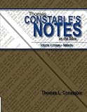 Thomas Constable Notes on the Bible: Volume V Hosea- Malachi (Volume 5)