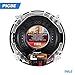 2-Way In-Wall In-Ceiling Speaker System – Dual 8 Inch 300W Pair of Ceiling Wall Flush Mount Speakers w/ 1″ Silk Dome Tweeter, Adjustable Treble Control – For Home Theater Entertainment – Pyle PIC8Ethumb 1