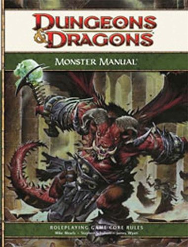 Dungeons and Dragons Monster Manual: Roleplaying Game Core Rules, 4th Edition, Books Central