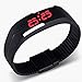 Padgene Lots Of 10 Silicone Rubber Gel Jelly Unisex LED Wrist Watch Bracelet