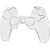 OSTENT Hard Transparent Crystal Protective Shell Skin Case Cover for Sony PS5 Wireless Controller