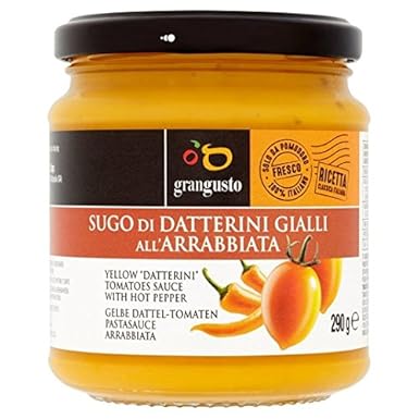 Grangusto amarillo del tomate y los chiles Pasta 290g Salsa ...