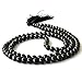 8mm 108 Black Agate Beads Buddhist Prayer Mala Necklace