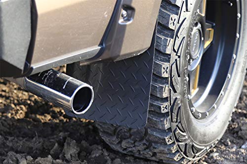 Dee Zee DZ1808TB Texture Black-Tread Universal Mud Flaps - Thumbnail 6