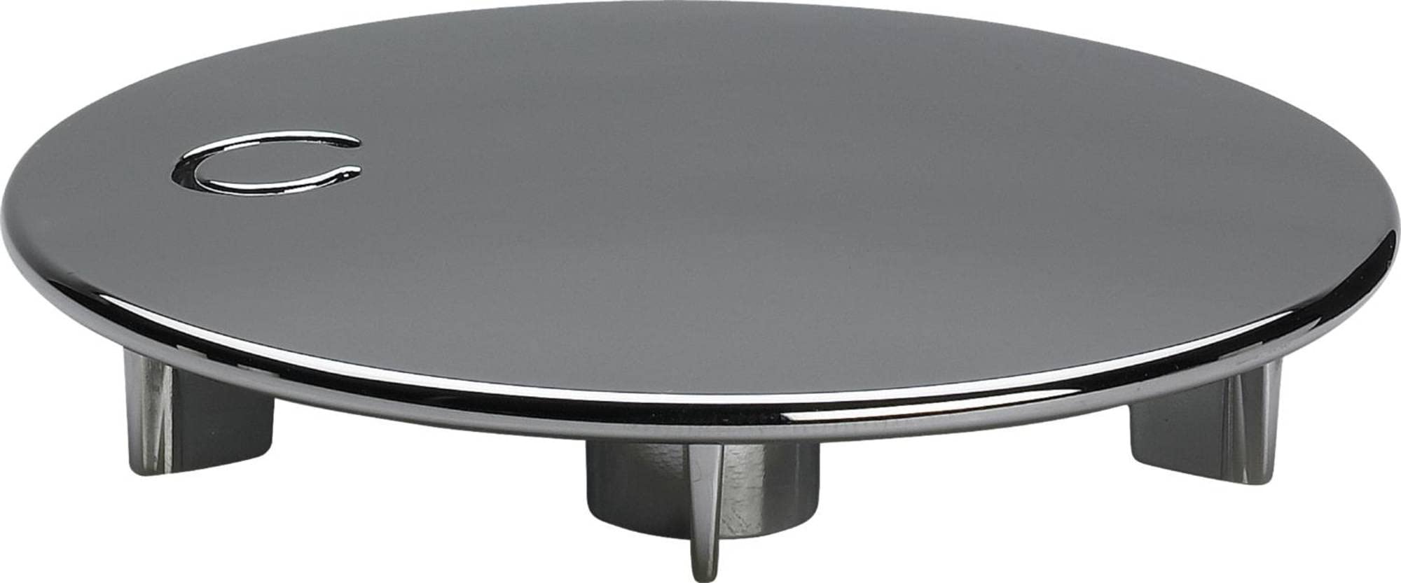 Viega Domoplex Chrome-Plated Cover Hood, Diameter: 75 mm, Model: 6930.0 Compatible with Domoplex 52 mm Viega Drain Set Vertical/Horizontal