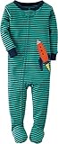 Carter's Baby Boys' Snug Fit Cotton Striped Footie