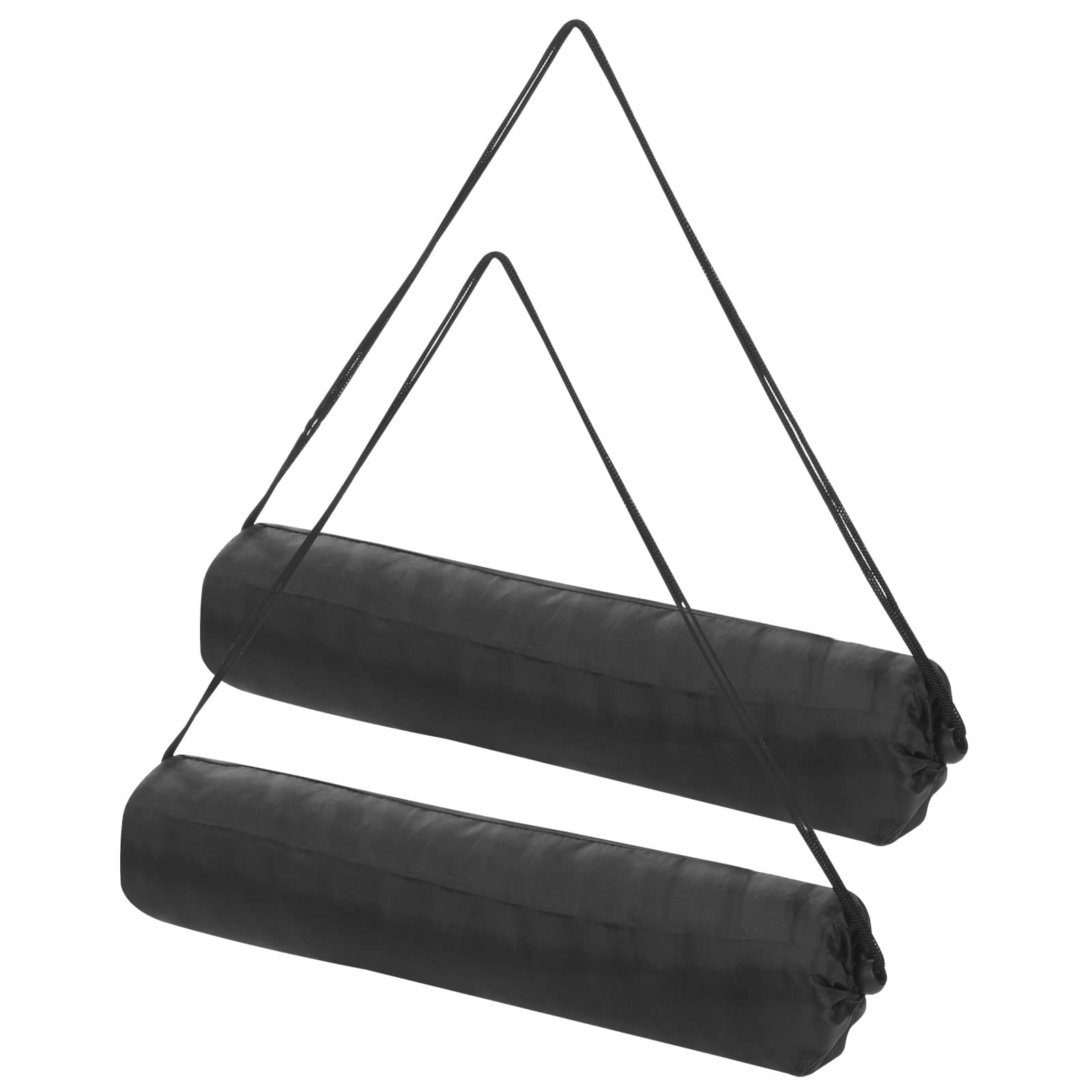 PATIKIL 19 Inch Mini Tripod Monopod Case Bag, 2 Pack Nylon Foldable Tripod Carrying Case Storage Bag with Shoulder Strap for Outdoor Travel Camping, Black