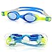 Amazer Kids Child Swim Goggles, Kid Child Swimming Goggles with Clear Vision Anti Fog UV Protection No Leak Come Easy to Adjust with Free Protection Case for Kids Child Early Teens
