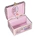 Childrens Purple Musical Music Box Jewelry Music Box Spinning Dancing Ballerina Drawer-Tune is Swan Lake