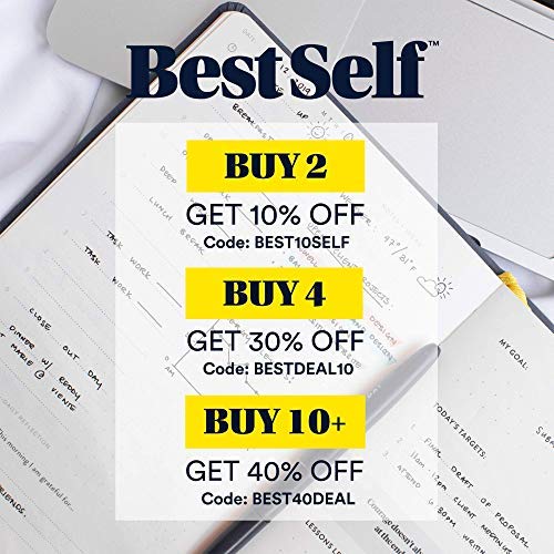 SELF Journal by BestSelf — Undated 13-Week Planning, Productivity 