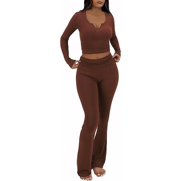Amazon.com: ZFLM Casual Workout Two Piece Outfits Long