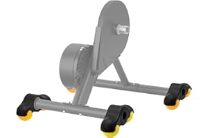 Saurka 4 Pieces of Indoor Cycling Snap Rocker Feet Adapter for Wahoo Kickr Core Smart Bike Resistance Trainer with 8 Tennis Balls Home Workout Stability Accessory