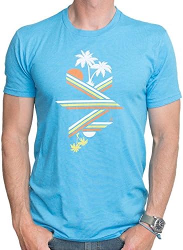 Nikau Kai Men's OP Premium Tri-Blend Short Sleeve T-Shirt XX-Large Aqua