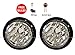 Fog Lamp Pair - Driver & Passenger Side (Fit: Freightliner Columbia Trucks)