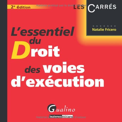 L' essentiel du droit des voies d'exécution