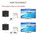 HDTV Antenna, Indoor Digital TV Antenna 60 Mile Range with Amplifier Signal Booster and 10Ft Coaxial Cable, Support 4K 1080P for All Types of Smart Television