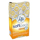 Puffs Softpack Basic Facial Tissues 132 Tissues Per Pack (2 Pack)