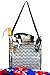 Urban Merchandise Clear Tote Stadium Bag 12 x 12 x 6 with Zipper and Shoulder Strap