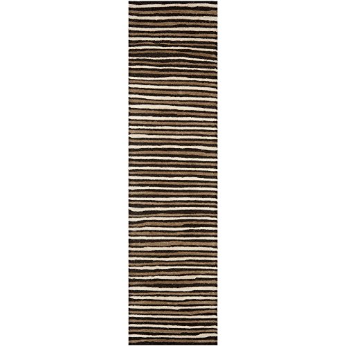 Safavieh Martha Stewart Collection MSR3619B Premium Wool and Viscose Tilled Soil Brown Runner Rug (2'3" x 10')