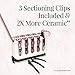 Remington Pro Series H9100P T|Studio Thermaluxe Ceramic Hair Setter, with 2x Ceramic & Bonus Sectioning Clips, Hair Rollers, 1-1 ¼ Inch, Blush Pink