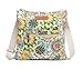 Malirona Women Crossbody Purse Hipster Cross Body Bag Canvas Shoulder Handbag Floral Design